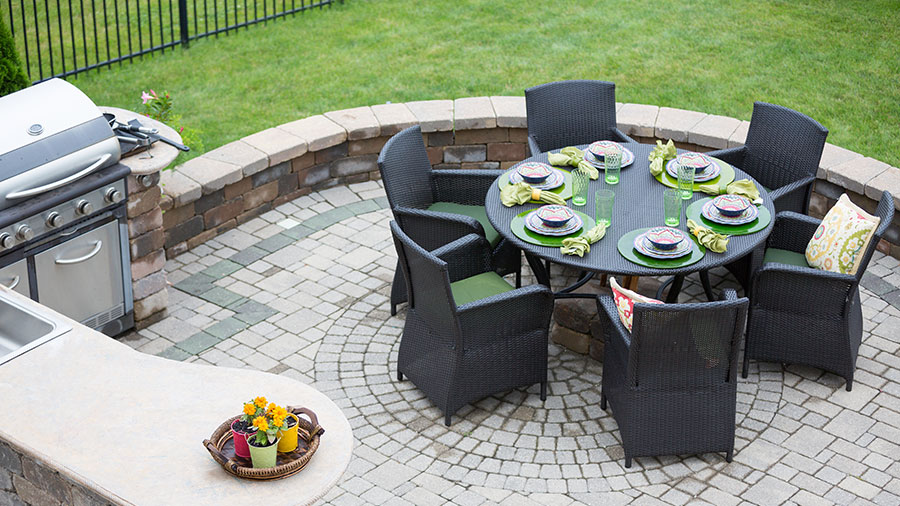 garden furniture, patio and outdoor cooker